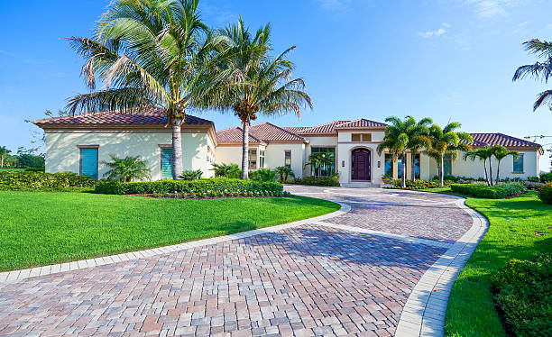 Permeable Paver Driveway in Hallsville, TX